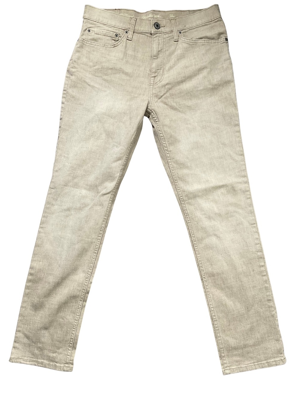 Goodfellow & Co Light Khaki Slim Straight Jeans